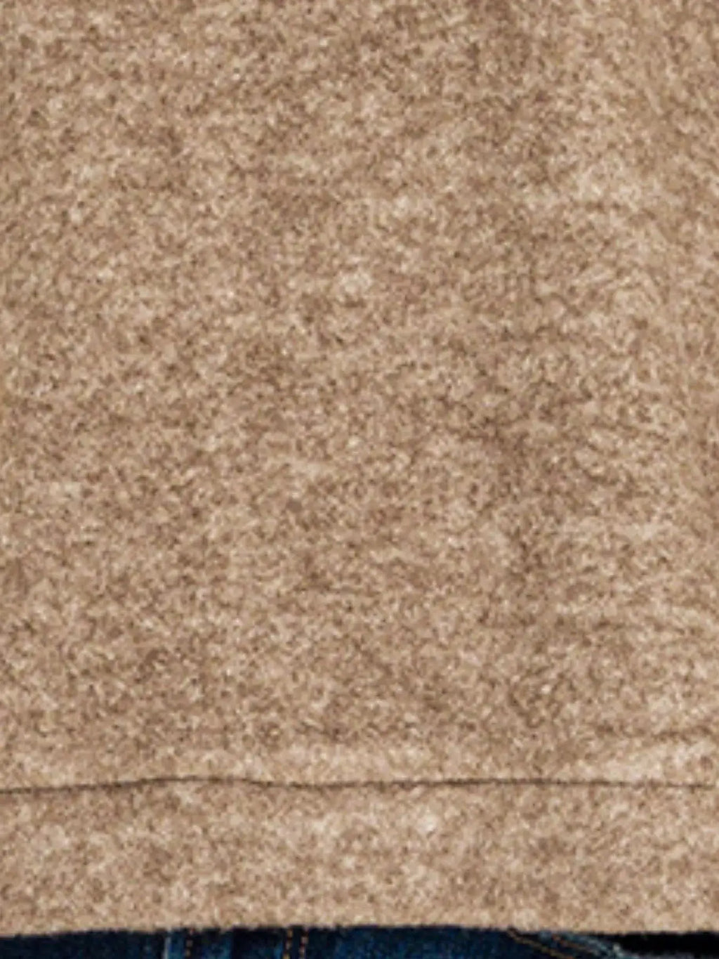 Zenana Brushed Melange Hacci Cropped Sweater