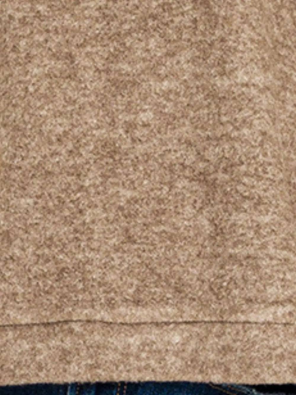 Zenana Brushed Melange Hacci Cropped Sweater