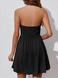 Ruched Tube Mini Dress - felvior