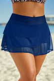 Elastic Waist Swim Skirt - felvior