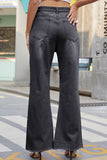 Distressed Buttoned Loose Fit Jeans - felvior