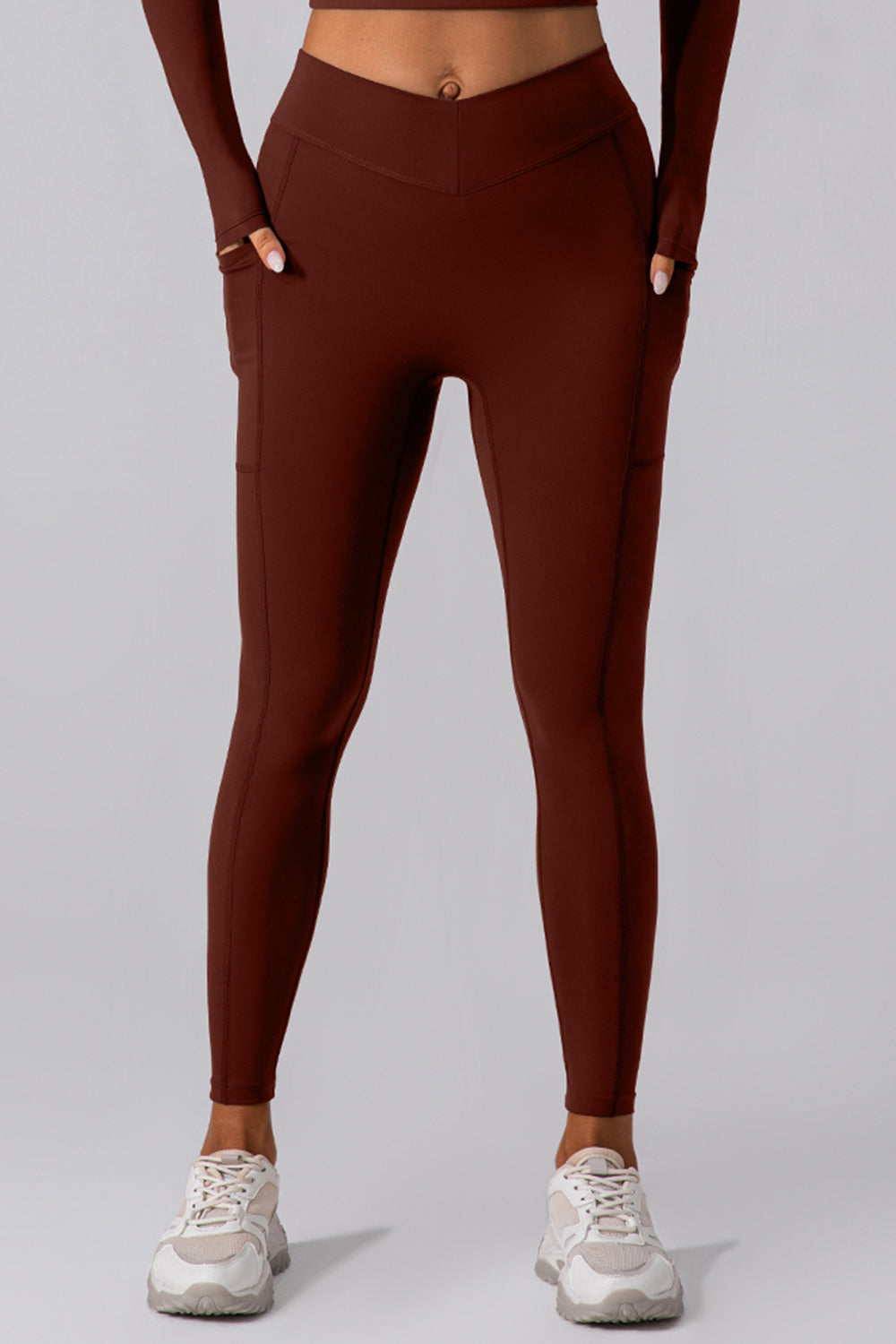 High Waist Active Leggings with Pockets - felvior