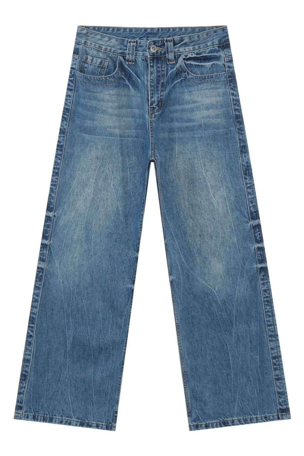 Men's Mid Rise Loose Fit Jeans