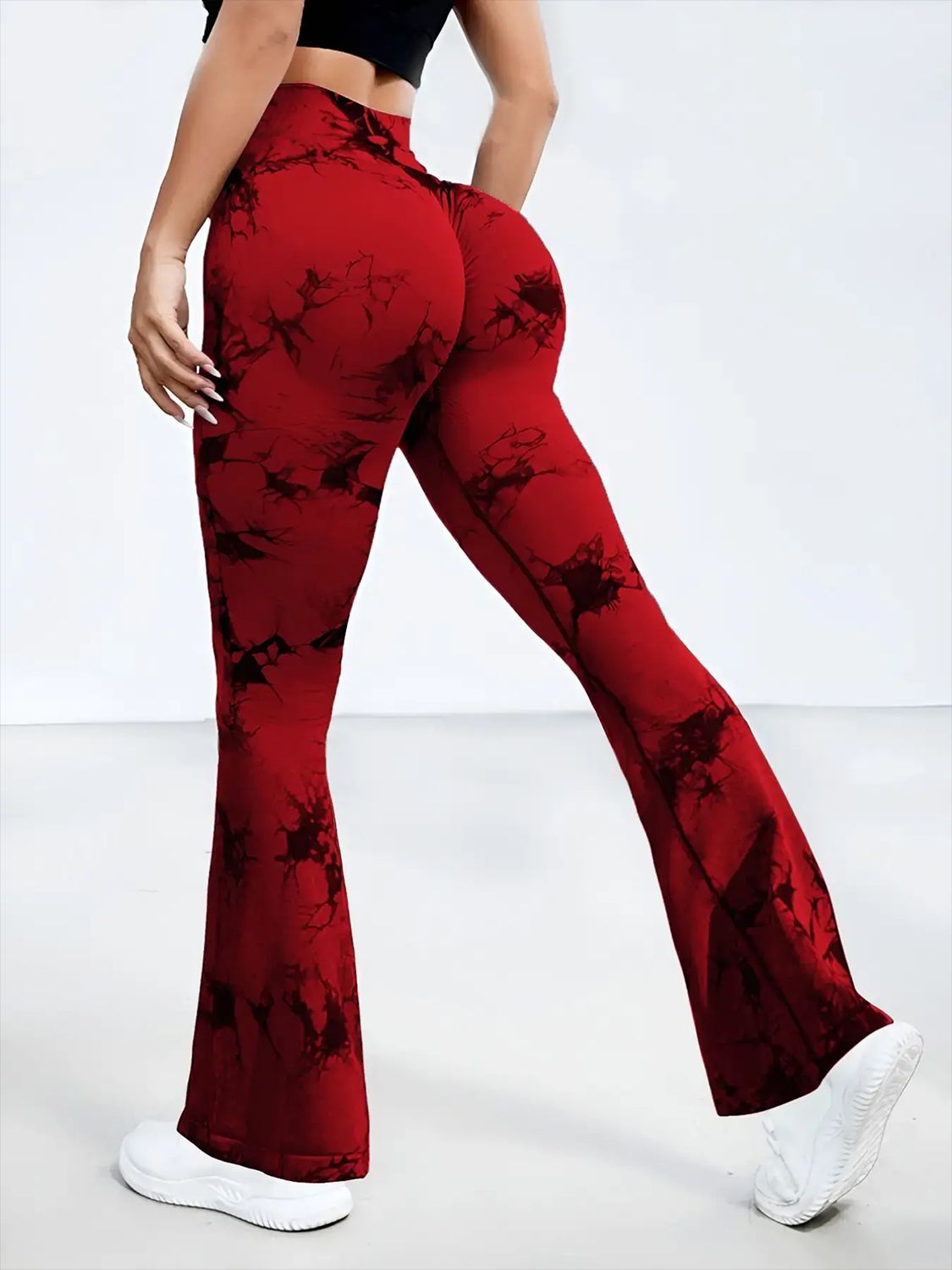 Tie-Dye High Waist Active Leggings - felvior