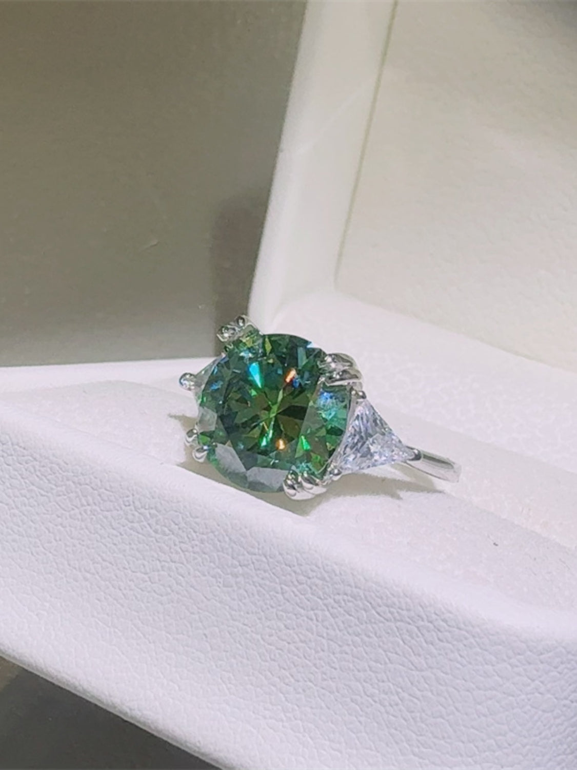 5 Carat Moissanite 925 Sterling Silver Ring - felvior