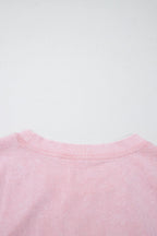 Mineral Wash Cotton Tank Top and Slit Skort Set