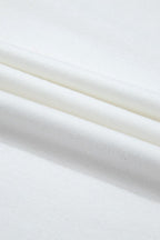 Rainbow Striped Round Neck T Shirt and Shorts Lounge Set