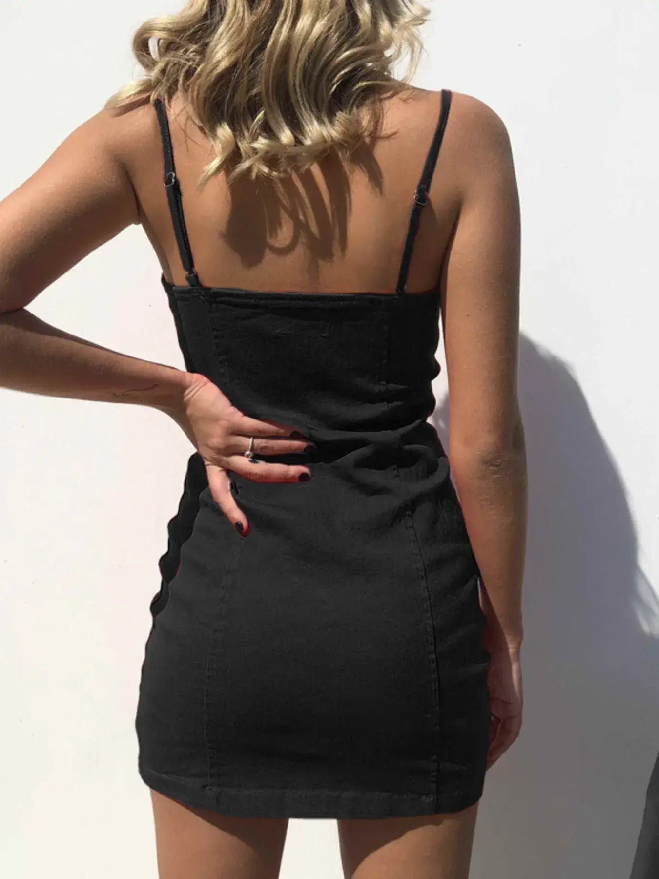 Full Size Zip-Front Bodycon Mini Dress Plus Size