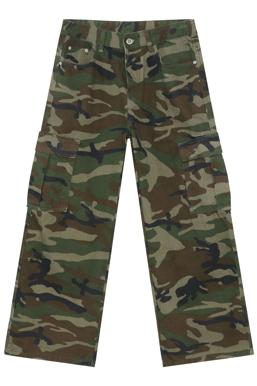 Men's Camouflage Jeans with Pockets