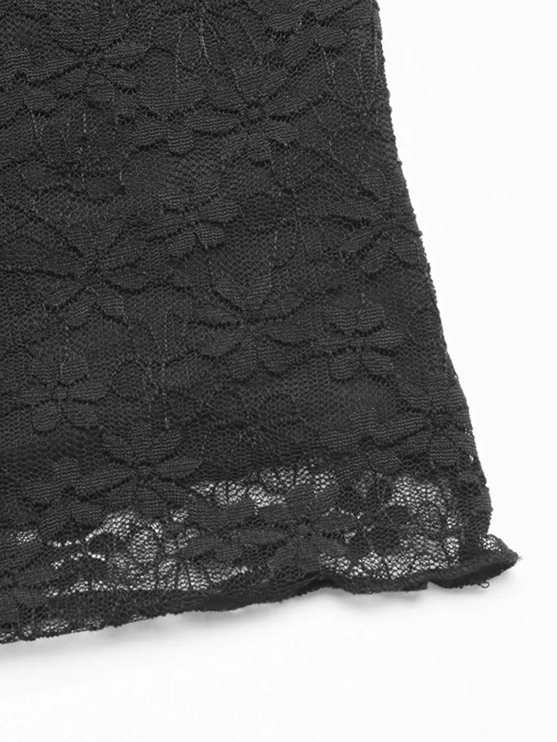 Lace Round Neck Short Sleeve Top