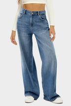 High Waist Wide Leg Jeans