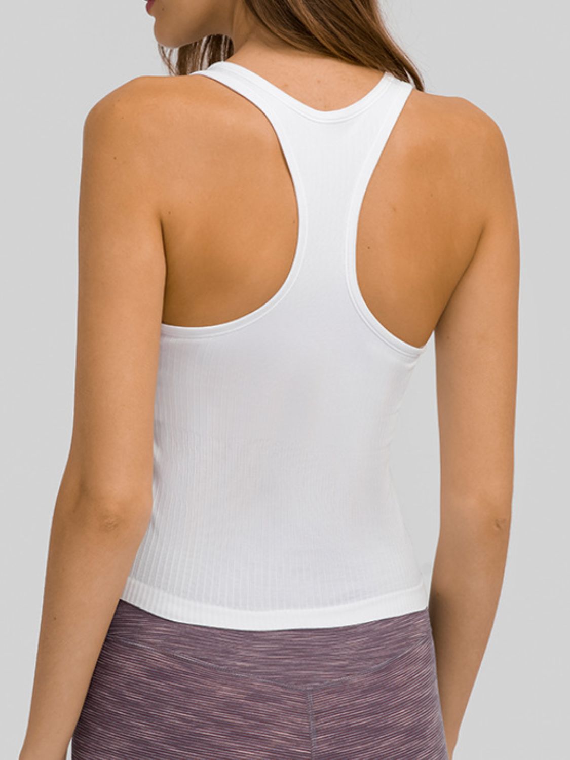 Millennia Round Neck Racerback Active Tank - felvior
