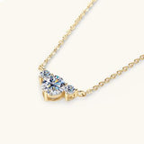 1.2 Carat Moissanite 925 Sterling Silver Necklace - felvior