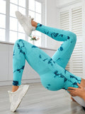 Printed High Waist Active Leggings - felvior