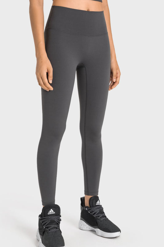 Millennia High-Rise Wide Waistband Yoga Leggings - felvior