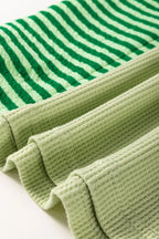 Striped Textured Half Sleeve T-Shirt