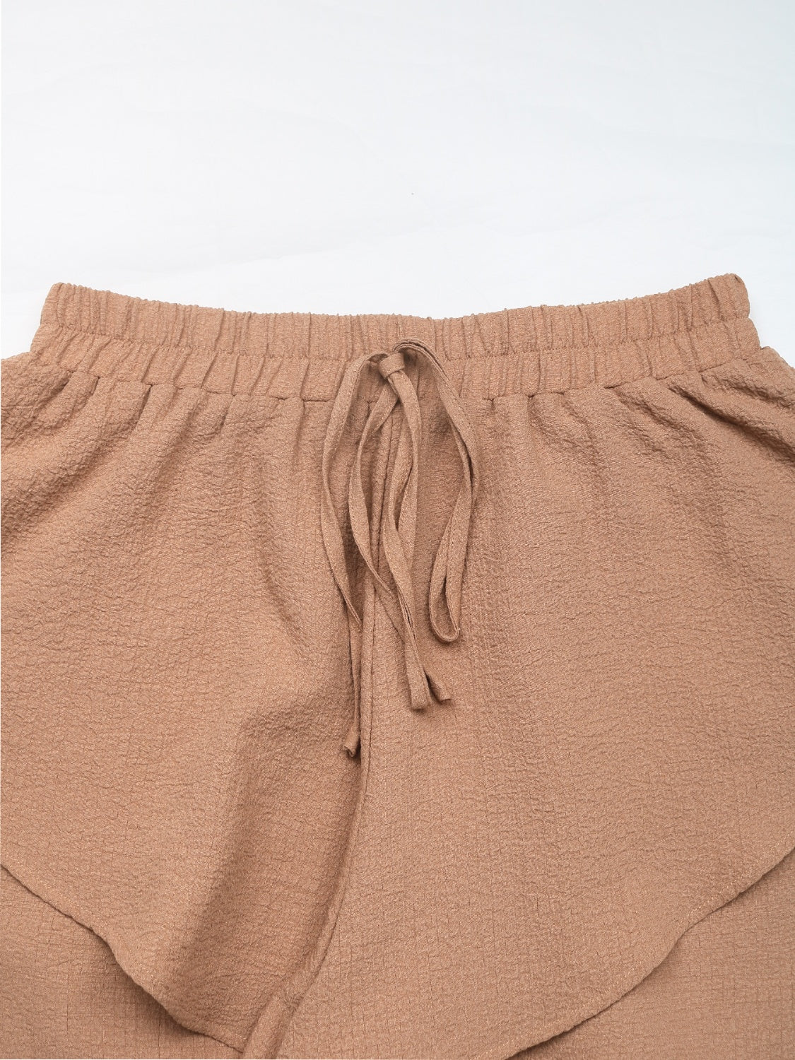 Perfee Tied Layered Shorts