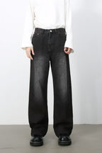 Men's Loose Fit Jeans with Pockets