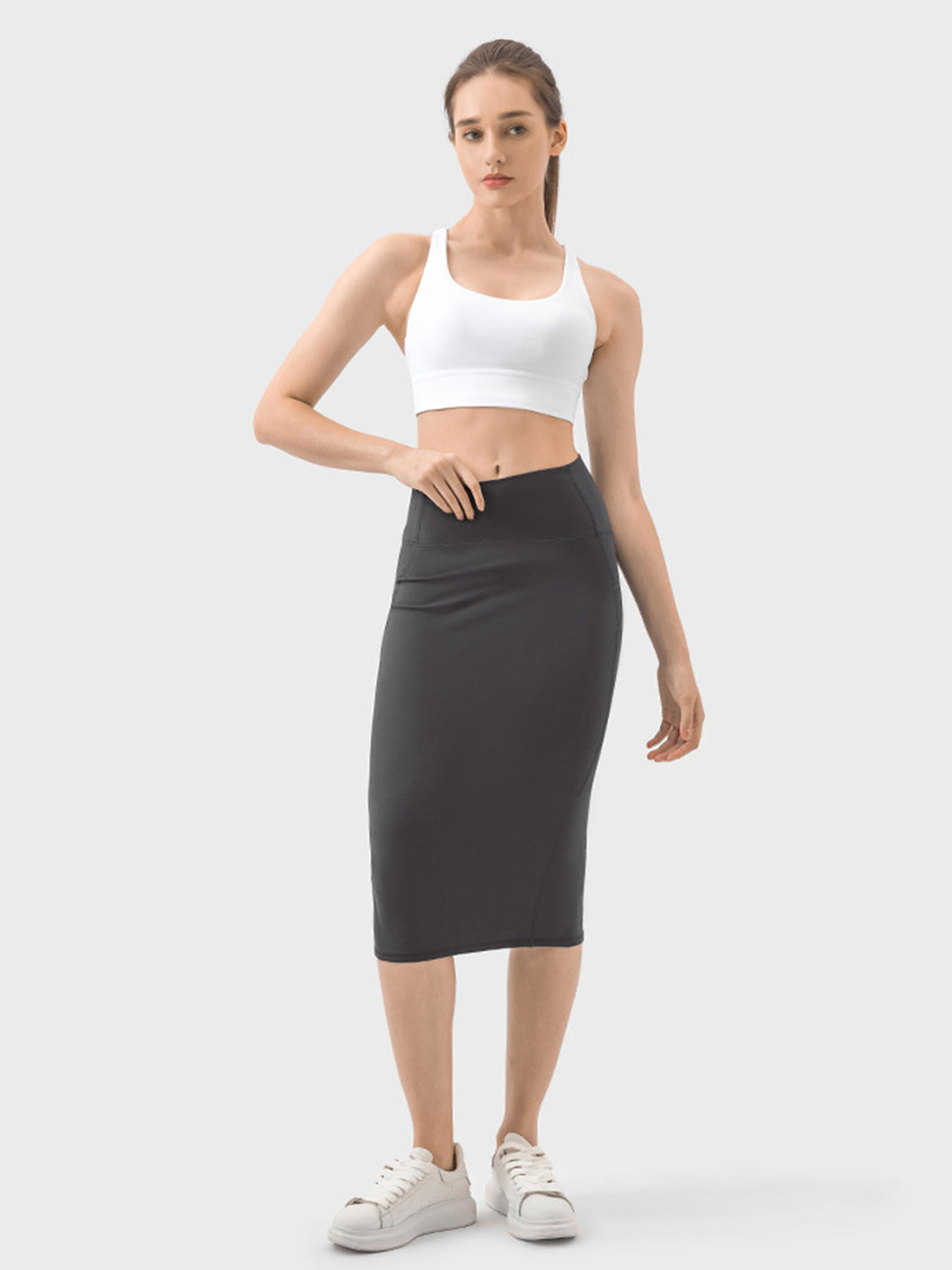 Millennia Slit Wrap Active Skirt - felvior