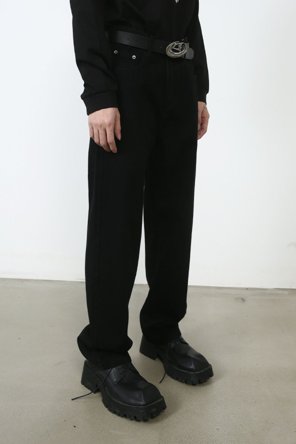 Men's Mid Rise Jeans with Pockets - felvior