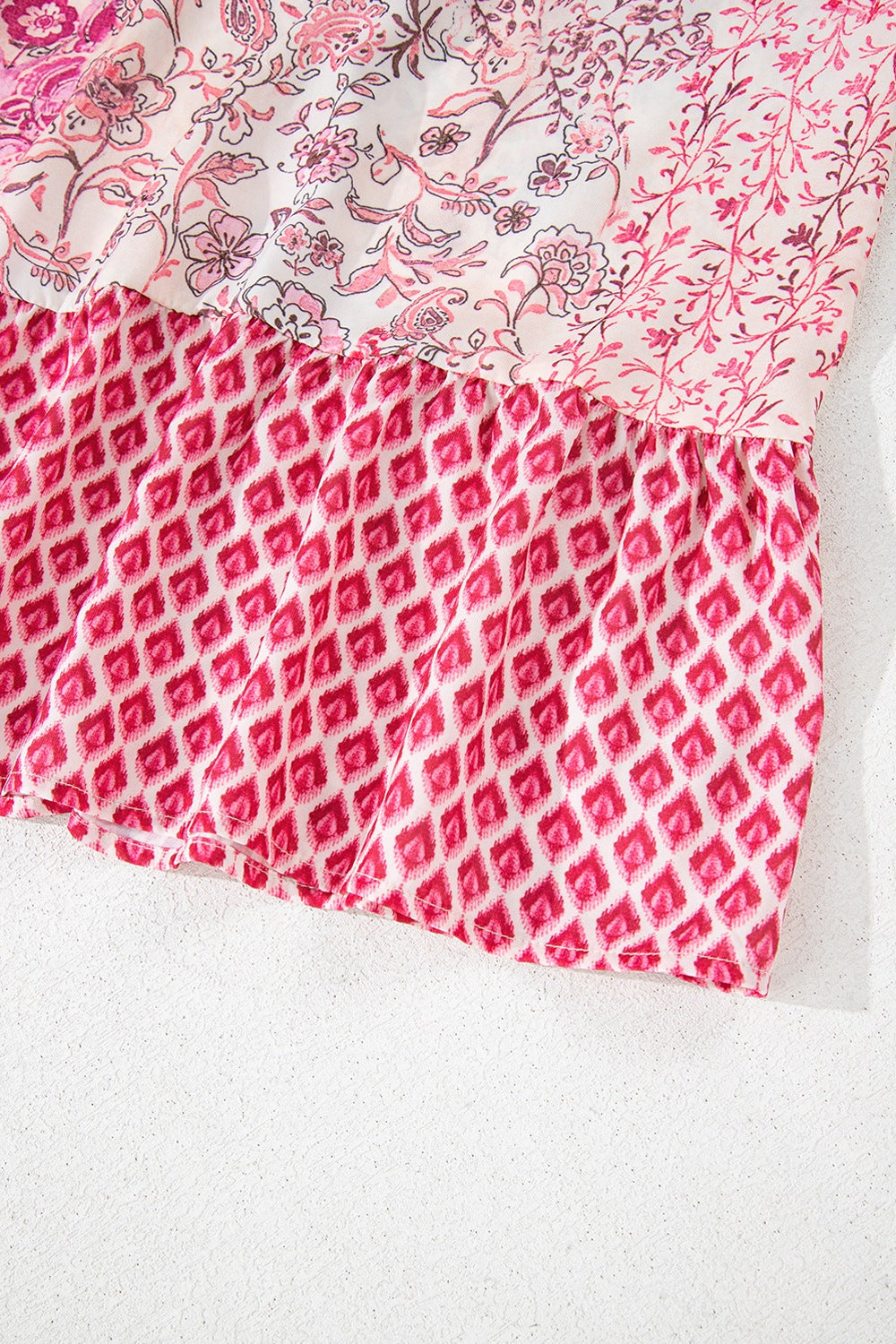 Printed Tassel Drawstring High Waist Maxi Skirt