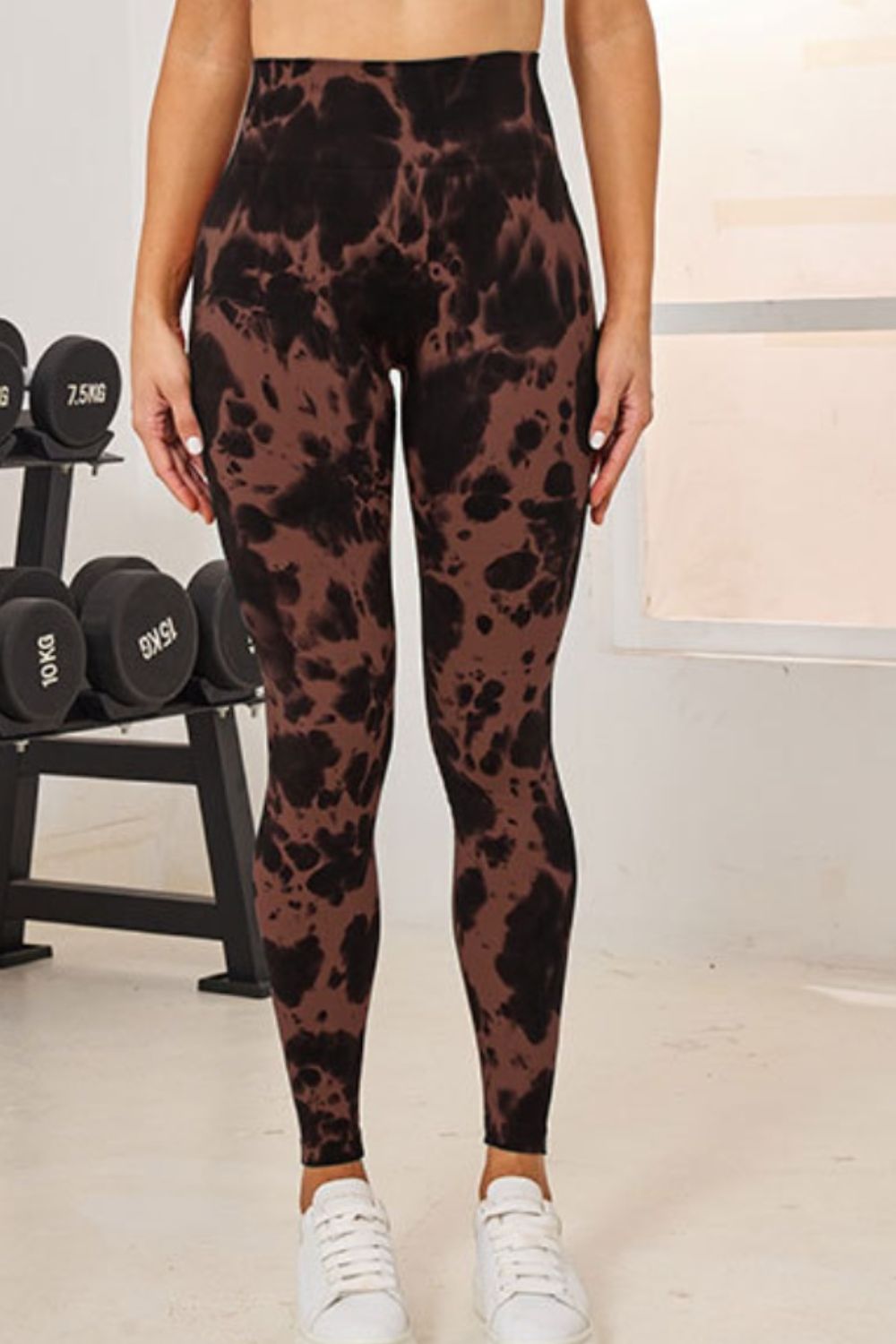 Tie-Dye High Waist Active Leggings - felvior