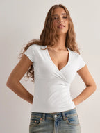 Surplice Short Sleeve T-Shirt