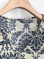 Printed Ruffled Cap Sleeve Top and Pants Set