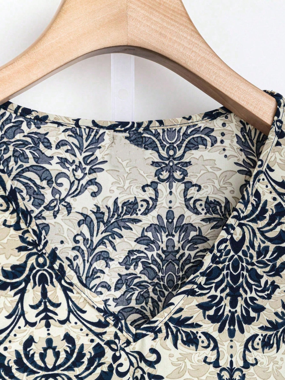 Printed Ruffled Cap Sleeve Top and Pants Set