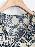 Printed Ruffled Cap Sleeve Top and Pants Set - felvior
