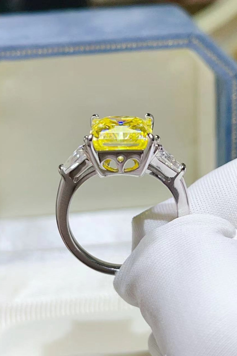 5 Carat Moissanite 925 Sterling Silver Ring - felvior