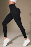Wide Waistband Sports Leggings - felvior