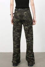 Men's Camouflage Jeans with Cargo Pockets
