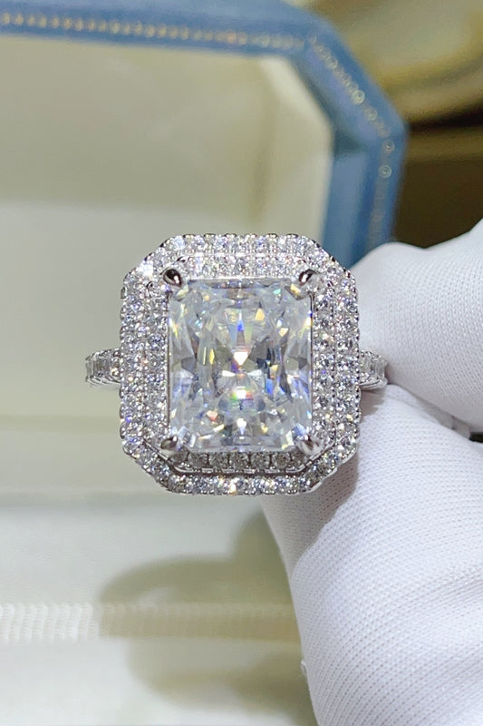 2 Carat Moissanite 925 Sterling Silver Ring - felvior
