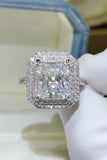 2 Carat Moissanite 925 Sterling Silver Ring - felvior