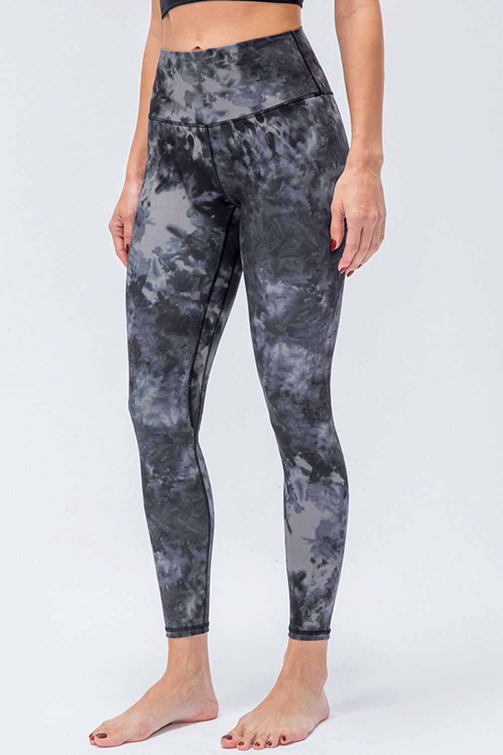 Wide Waistband Slim Fit Active Leggings - felvior
