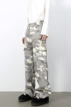 Men's Camouflage Jeans with Pockets
