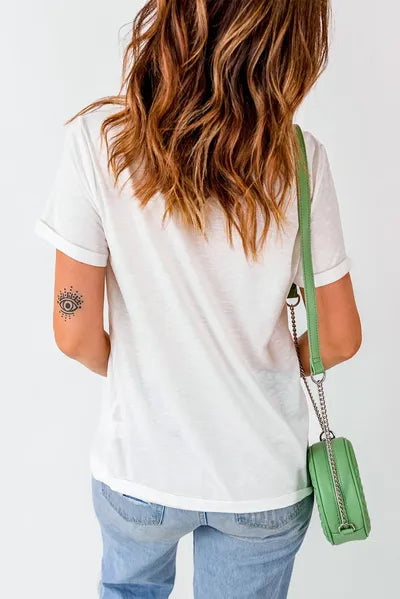 Full Size Pumpkin Round Neck Short Sleeve T-Shirt - felvior