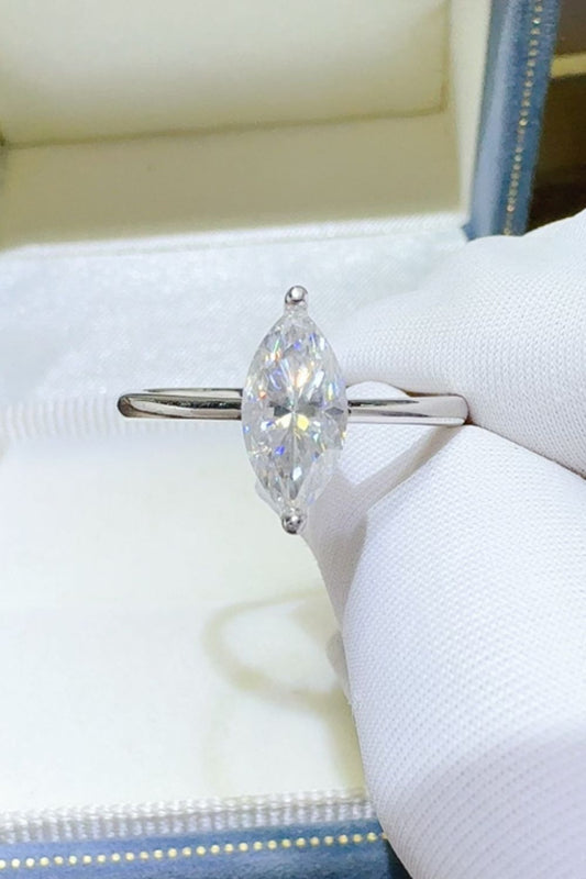 2 Carat Moissanite 925 Sterling Silver Ring - felvior
