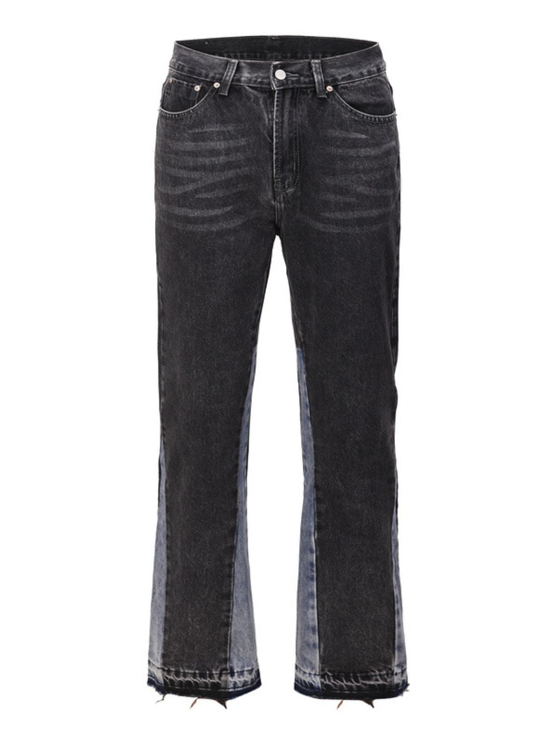 Men's Washed Bootcut Jeans Zweitbild