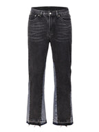 Men's Washed Bootcut Jeans