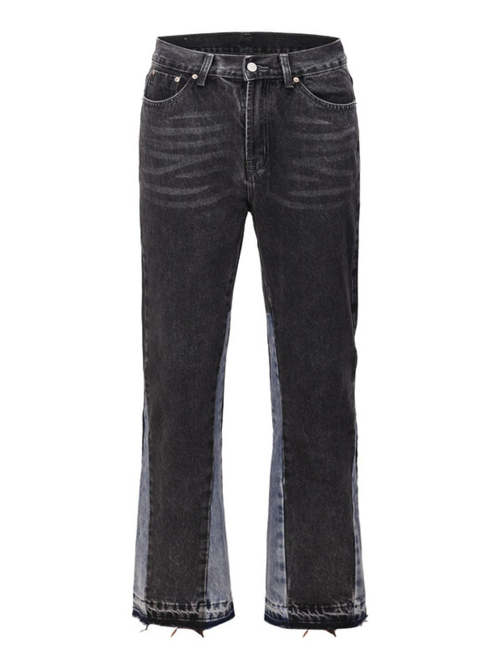 Men's Washed Bootcut Jeans