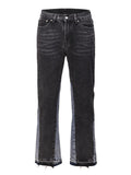 Men's Washed Bootcut Jeans - felvior