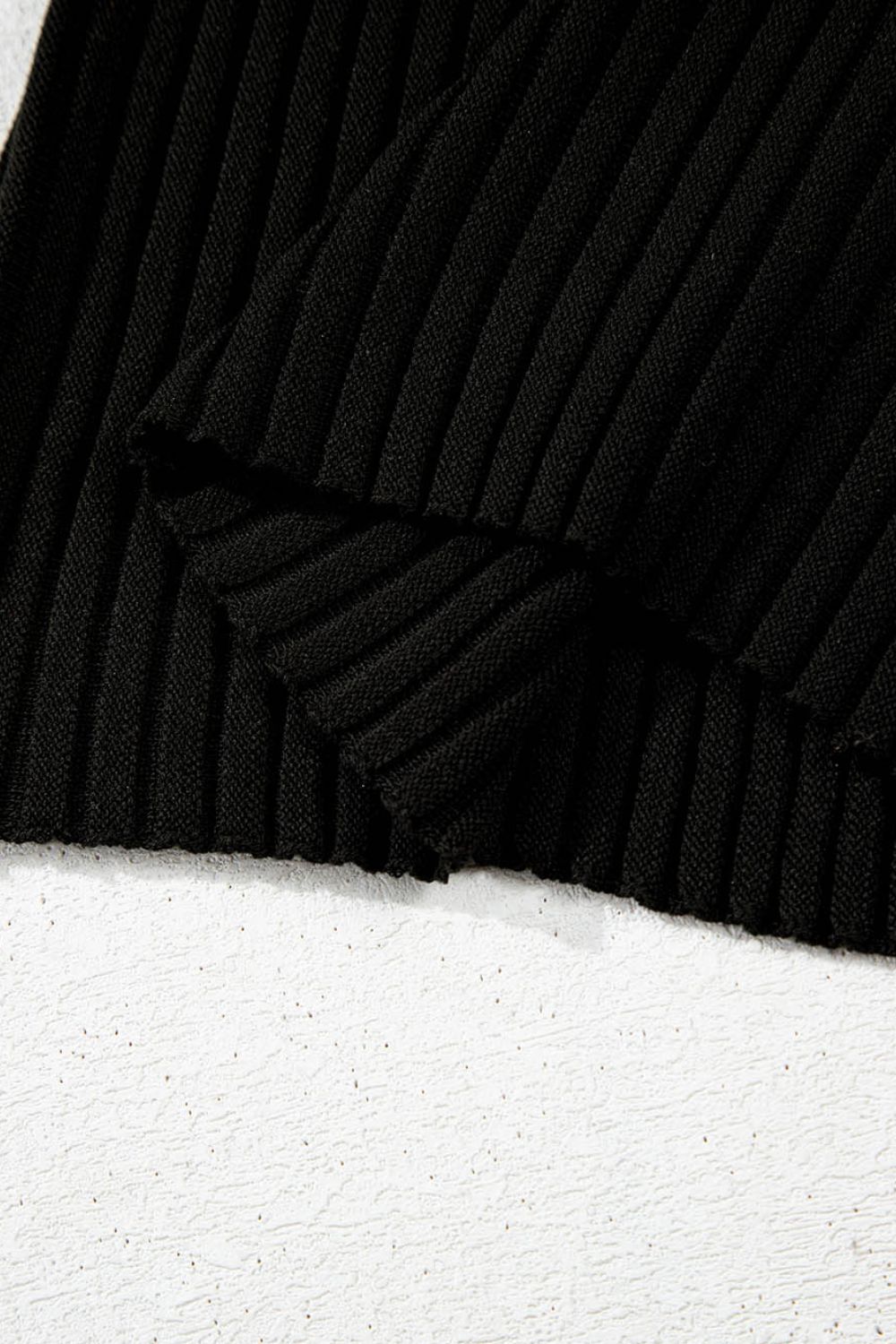 Ribbed Texture Mesh Knit Tank - felvior