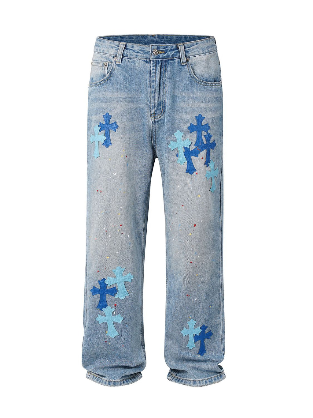 Men's Cross Wide Straight Jeans