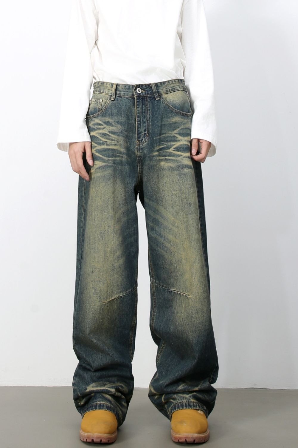 Men's Wide Leg Jeans