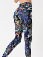 Printed High Waist Active Leggings