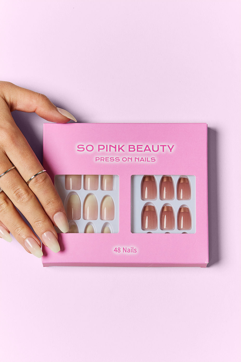 SO PINK BEAUTY Press On Nails 2 Packs - felvior