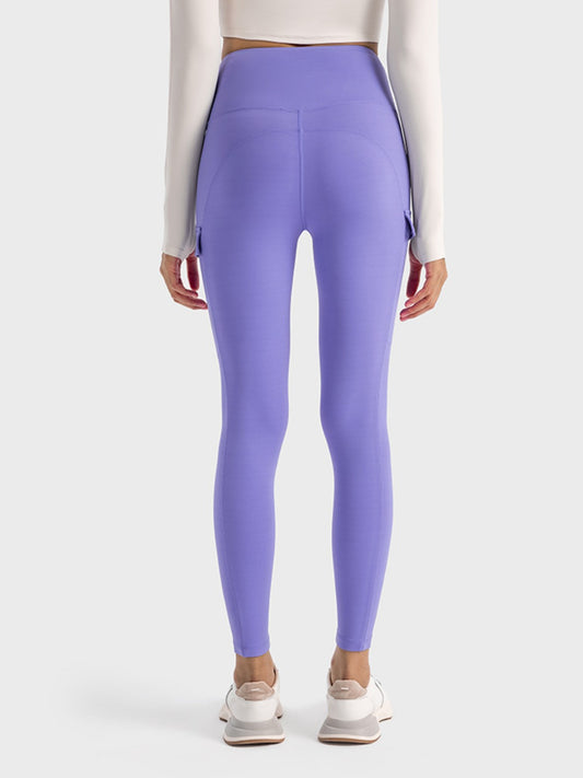 Millennia Wide Waistband Sports Leggings - felvior