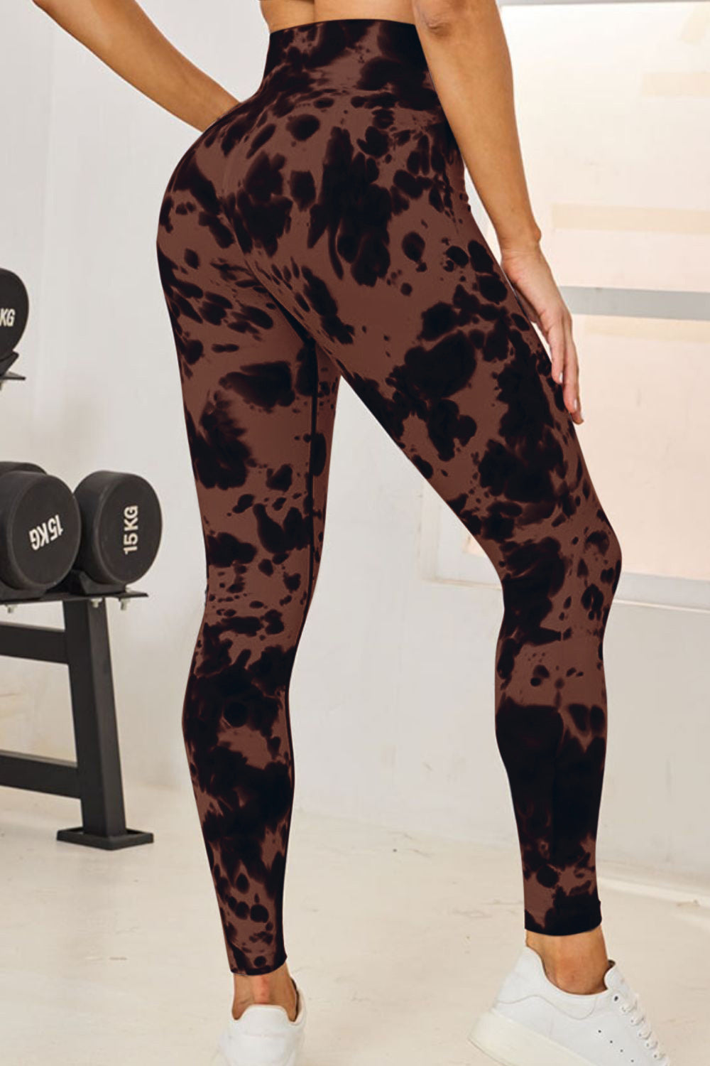 Tie-Dye High Waist Active Leggings - felvior